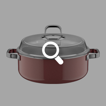 WMF 퓨전테크 미네랄 프로 <br> 로즈쿼츠 라운드 로스터 28cm